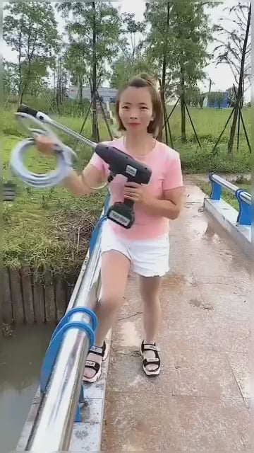 Portable High-Pressure Washer with Rechargeable Battery