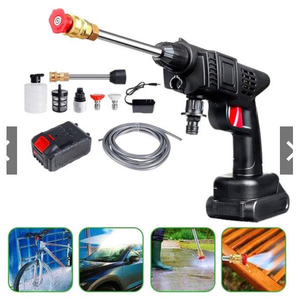 Portable High-Pressure Washer with Rechargeable Battery