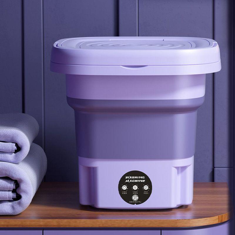 Portable Folding Washing Machine with Spin Cycle Function