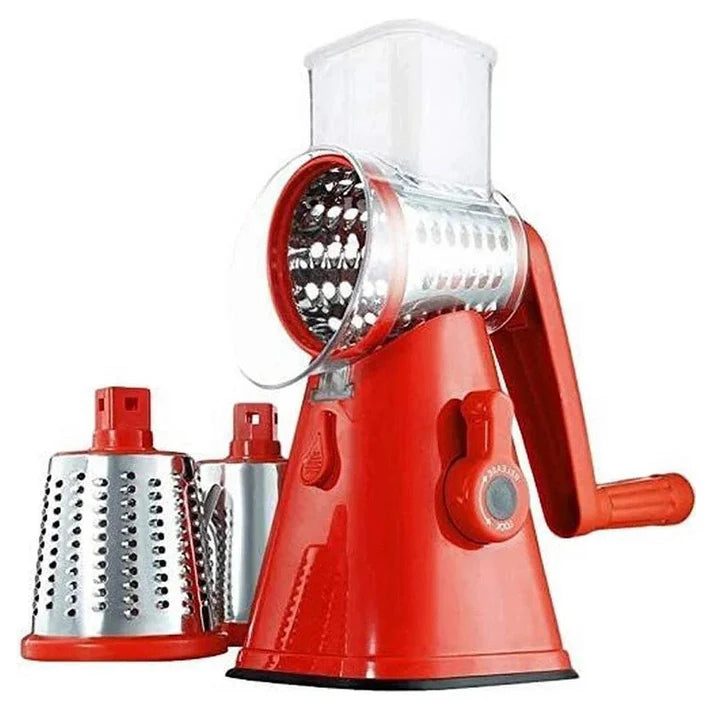 3-in-1 Multifunctional Food Processor with Hand Crank